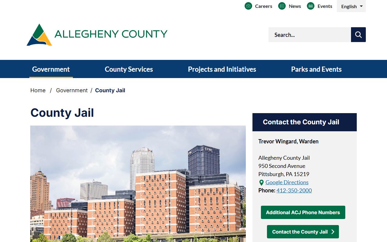 allegheny county booking releases jail website inmate locator