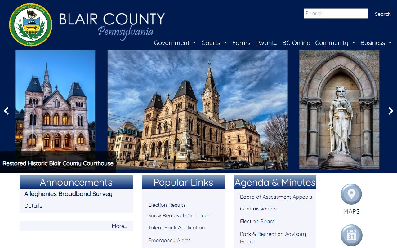 blair county booking releases county government portal