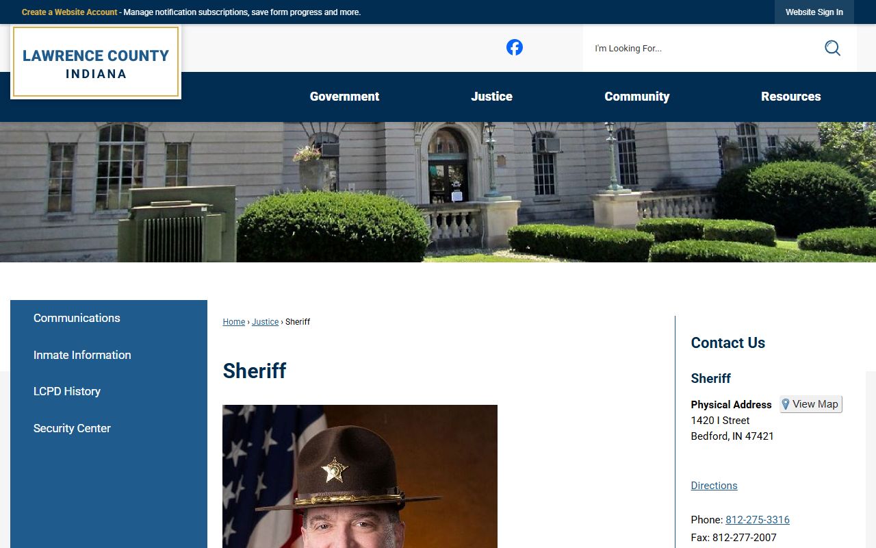 lawrence county booking releases sheriff office website