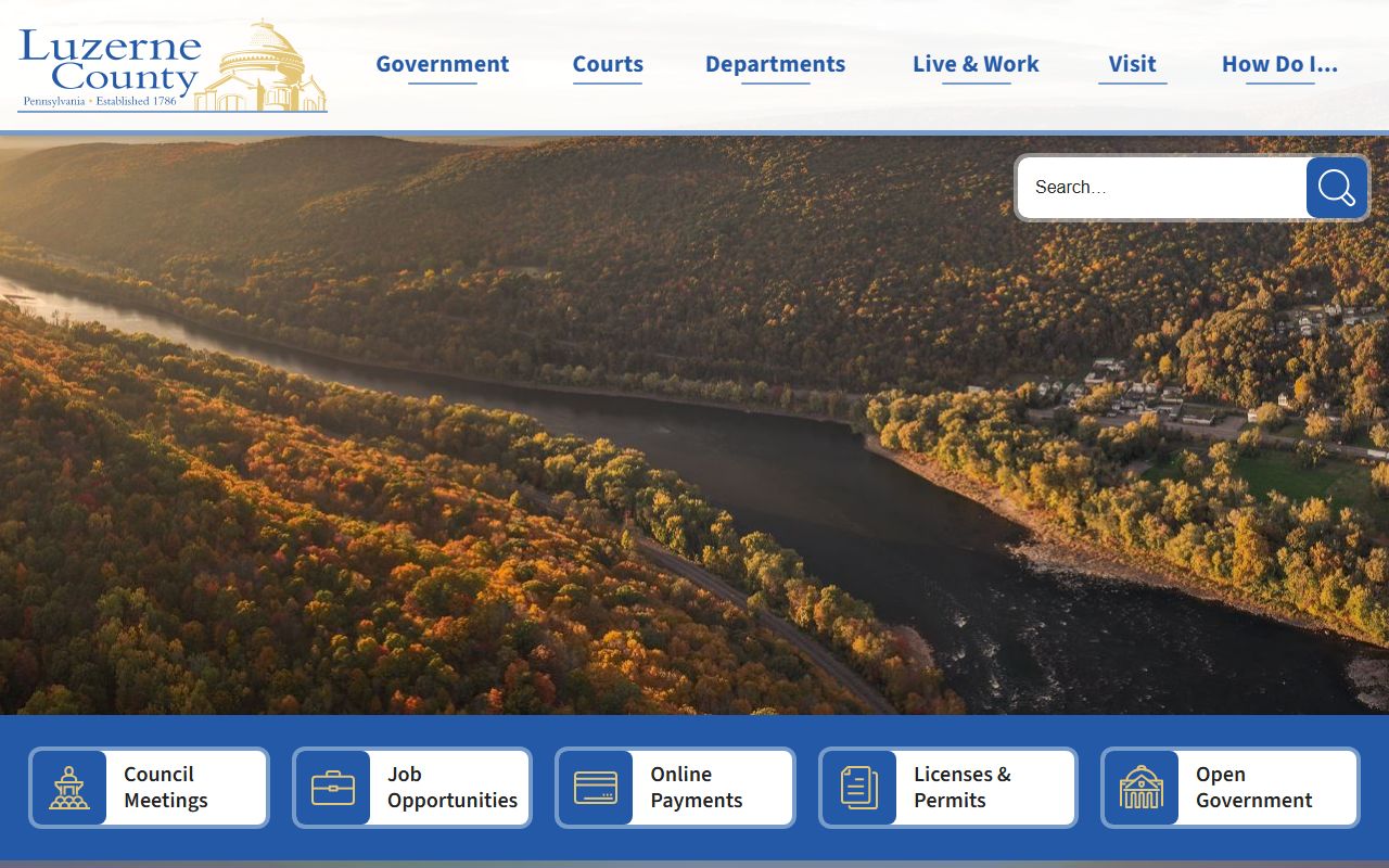 luzerne county booking releases portal on the county government website