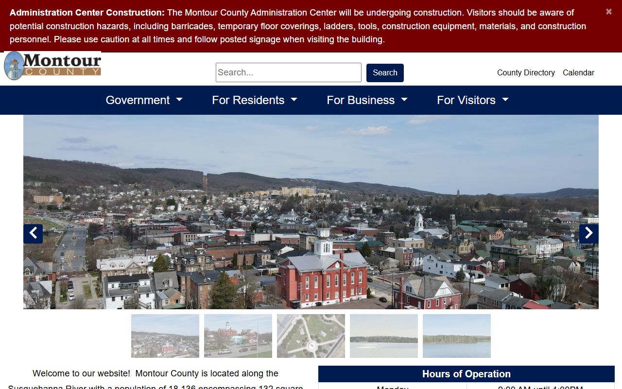 montour county booking releases portal on the county government website