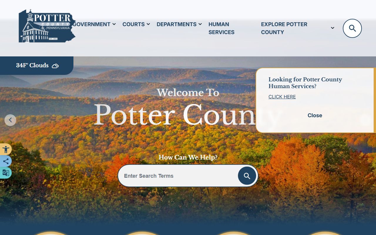 potter county booking releases county portal