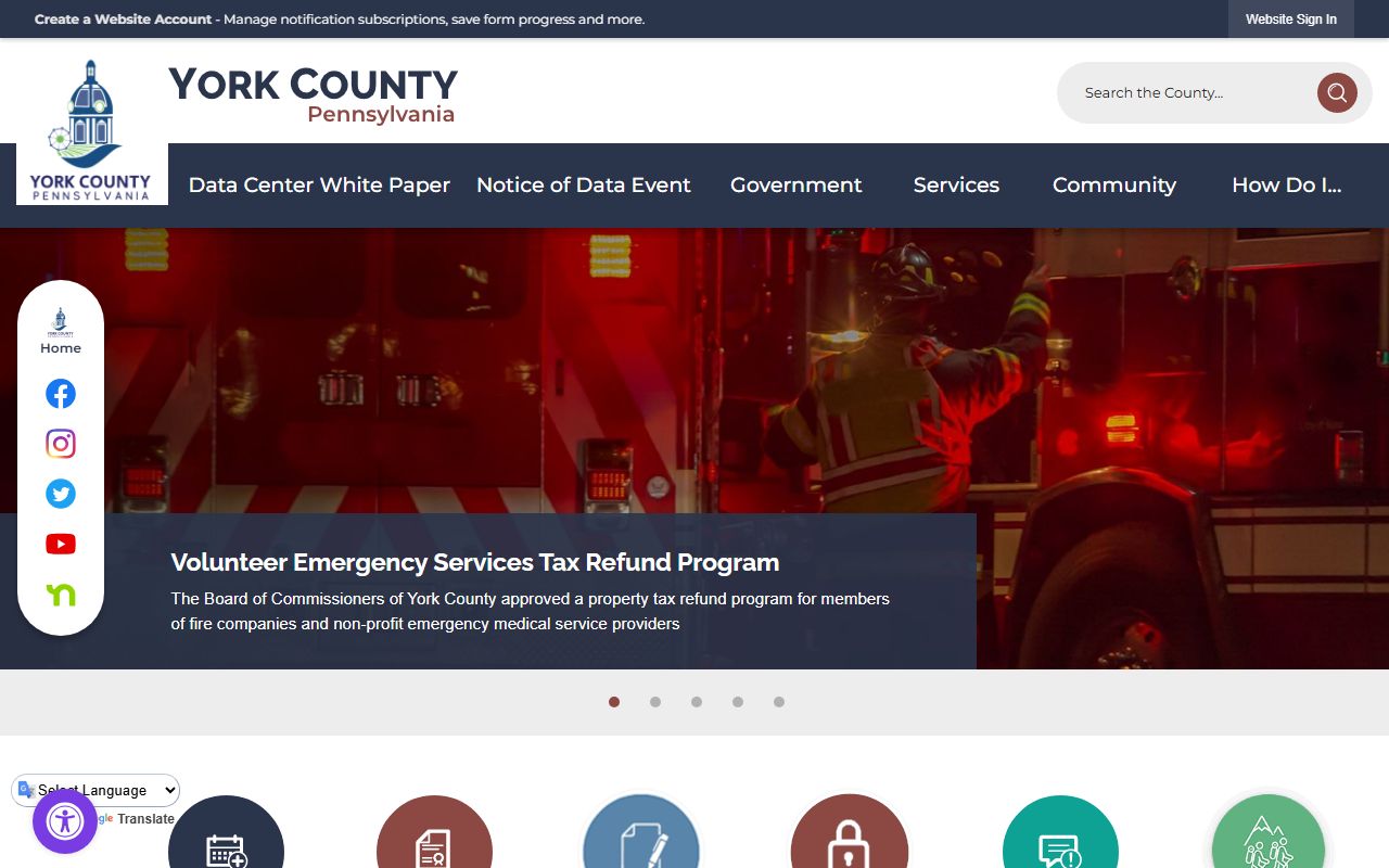 york county booking releases county website portal